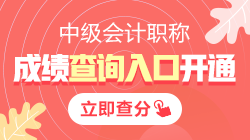 湖南2021年中級(jí)會(huì)計(jì)職稱成績(jī)查詢?nèi)肟谝验_通