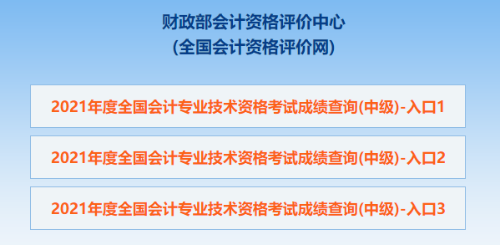 中級(jí)會(huì)計(jì)職稱查分入口開通 查分步驟及問題解答！