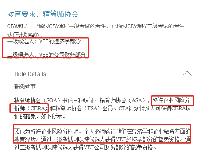 太好了！具備CFA資格竟然可以免考這些證書！