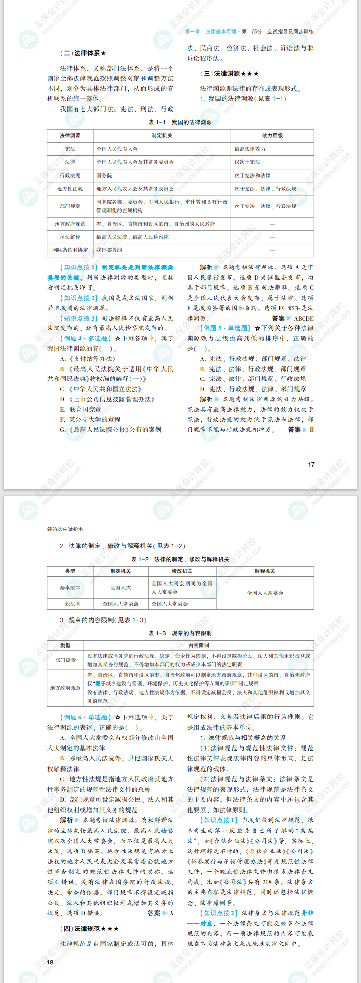 不看血虧！2022注會經(jīng)濟法《應試指南》免費試讀來了！