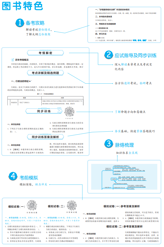 涉稅法律應(yīng)試指南特色