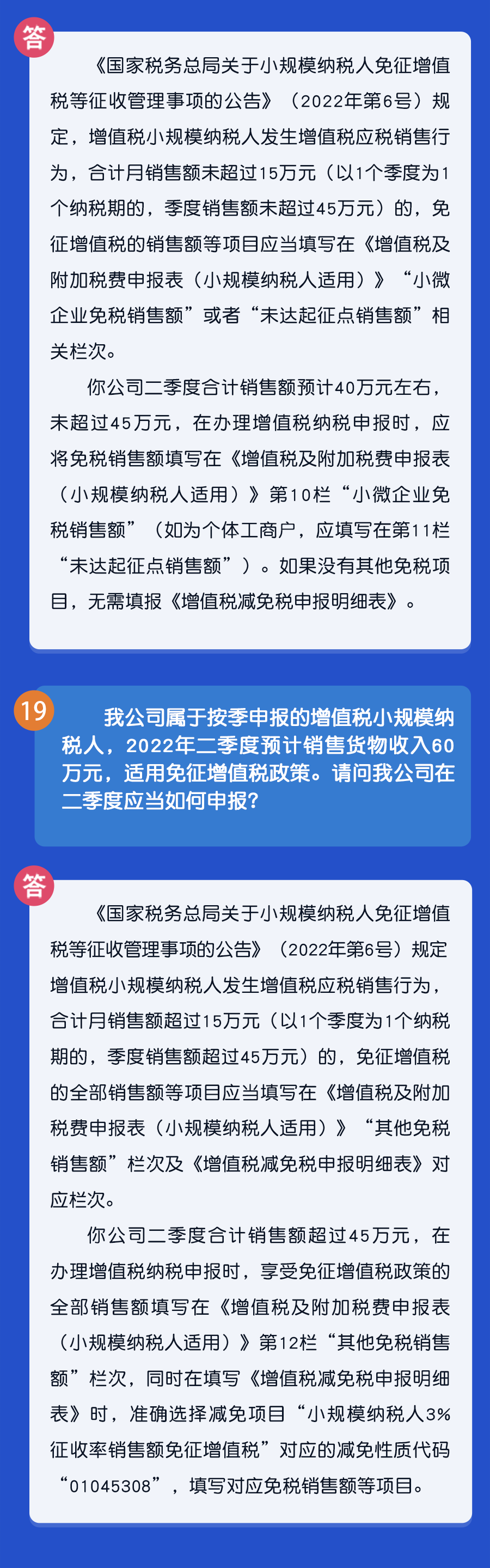 秒懂！小規(guī)模納稅人免征增值稅政策熱點(diǎn)匯總！7