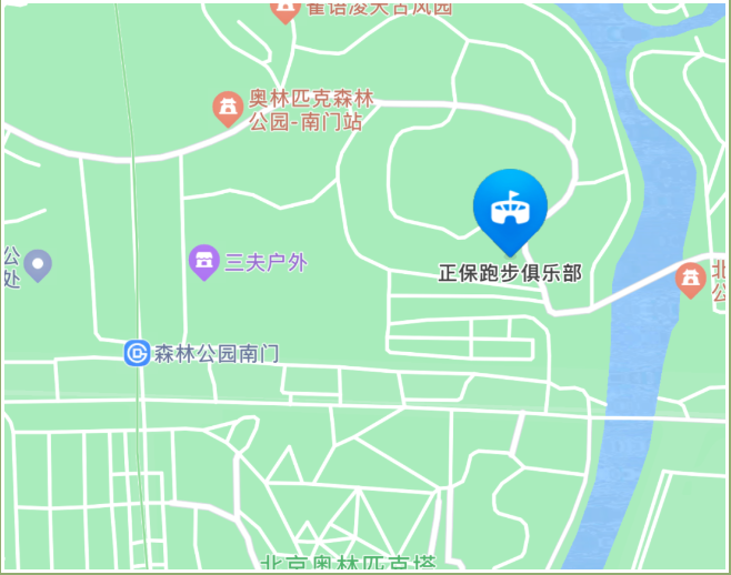 正保跑步俱樂(lè)部奧森跑者服務(wù)站交通指南