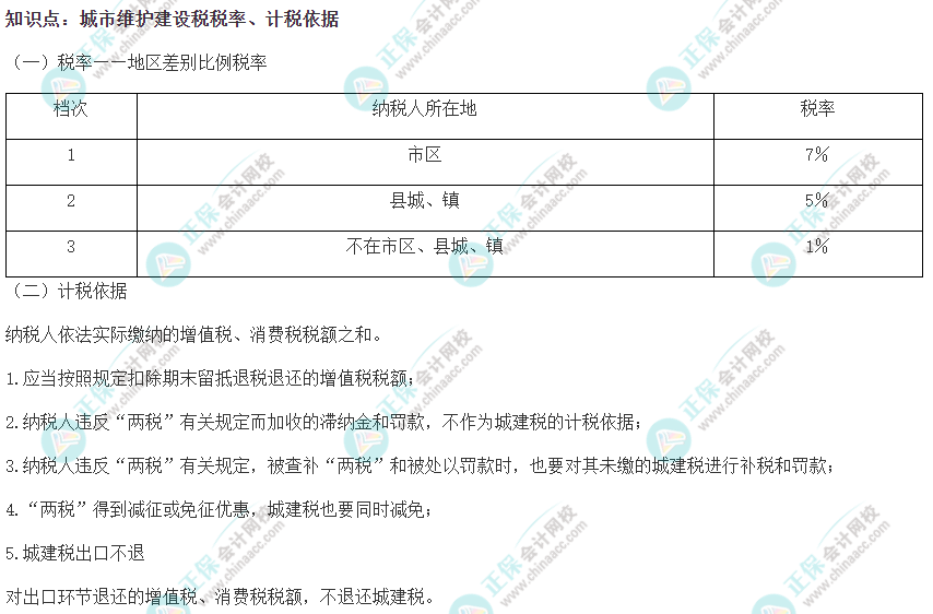 2022注會《稅法》易錯易混知識點