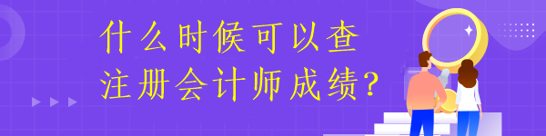 什么時候可以查注冊會計師成績？