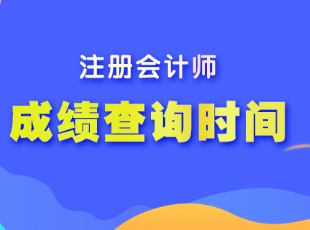 什么時(shí)候出注會(huì)考試成績(jī)？