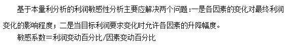 每天一個財務管理必看知識點&練習題——各因素對利潤的影響程度