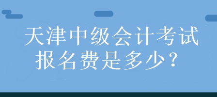 天津中級(jí)會(huì)計(jì)考試報(bào)名費(fèi)是多少？