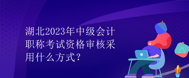 湖北2023年中級會計職稱考試資格審核采用什么方式？