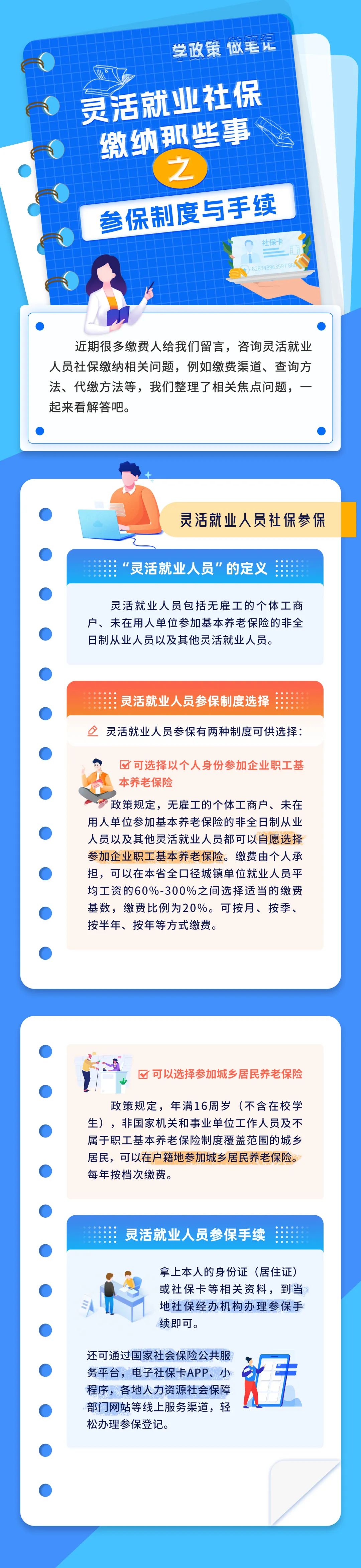 靈活就業(yè)社保繳納那些事之參保制度與手續(xù)