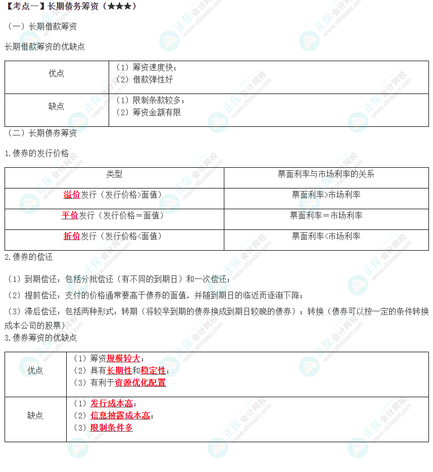 2023年注會(huì)《財(cái)管》高頻考點(diǎn)