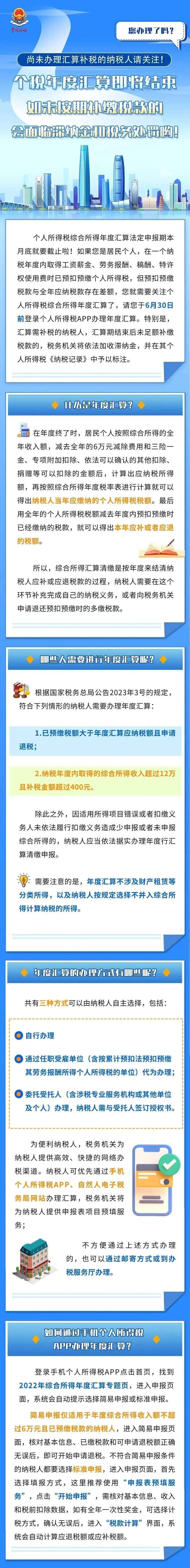 2022年度個(gè)稅匯算6月30日截止