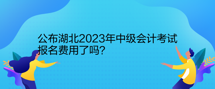 公布湖北2023年中級會計考試報名費(fèi)用了嗎？