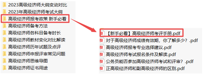 高級(jí)經(jīng)濟(jì)師考評(píng)手冊(cè)