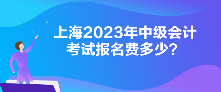 上海2023年中級(jí)會(huì)計(jì)考試報(bào)名費(fèi)多少？