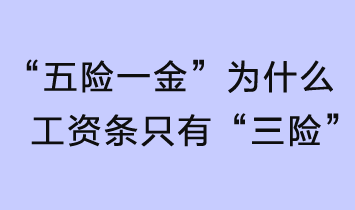 “五險一金”，為什么工資條只有“三險”？