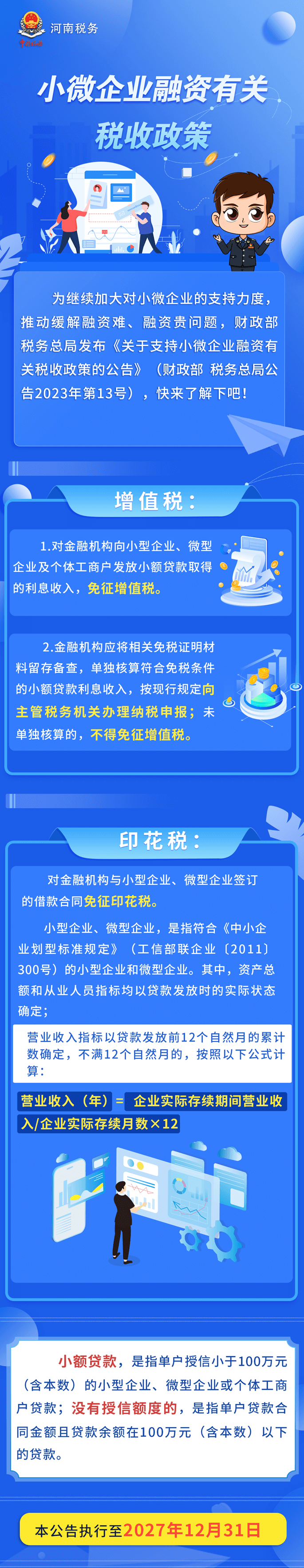 免增值稅！免印花稅！支持小微企業(yè)融資