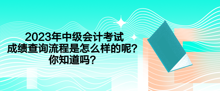 2023年中級(jí)會(huì)計(jì)考試成績(jī)查詢流程是怎么樣的呢？你知道嗎？