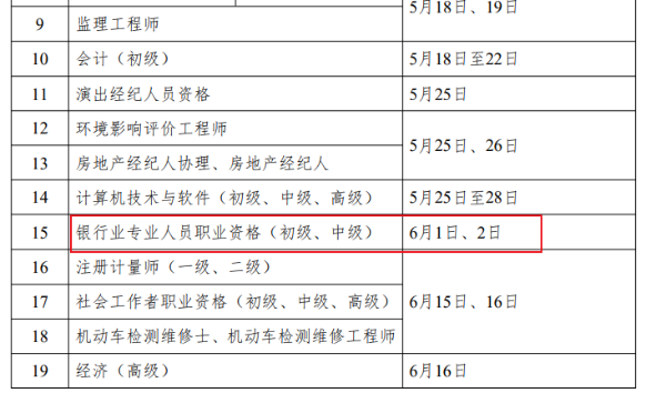 公布！24年銀行從業(yè)資格考試時(shí)間已公布！