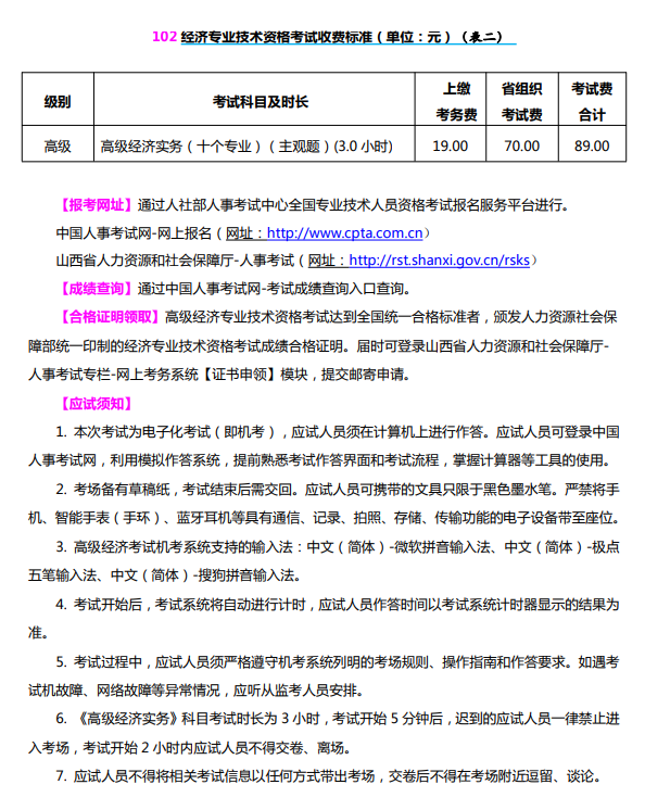 山西2024年高級(jí)經(jīng)濟(jì)師報(bào)考手冊(cè)