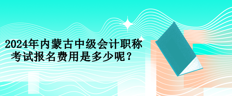 2024年內(nèi)蒙古中級會計職稱考試報名費用是多少呢？