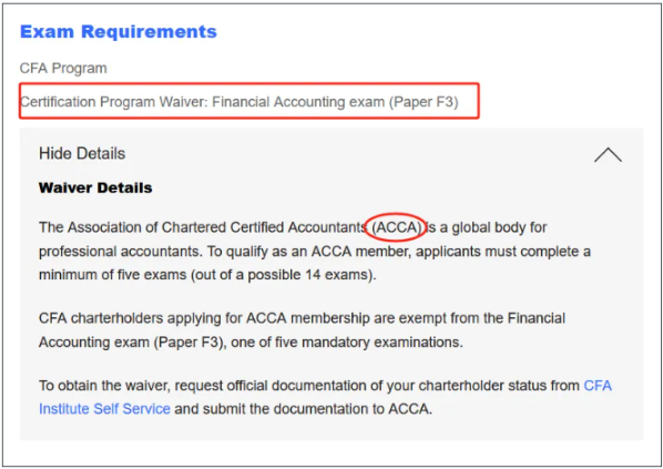 拿到CFA證書居然可以免考這些證書！