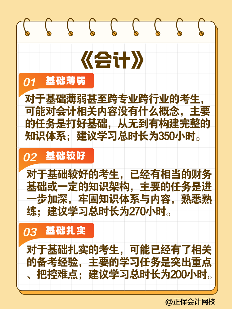 考生關(guān)注！2025年注會各科目建議學(xué)習(xí)時長